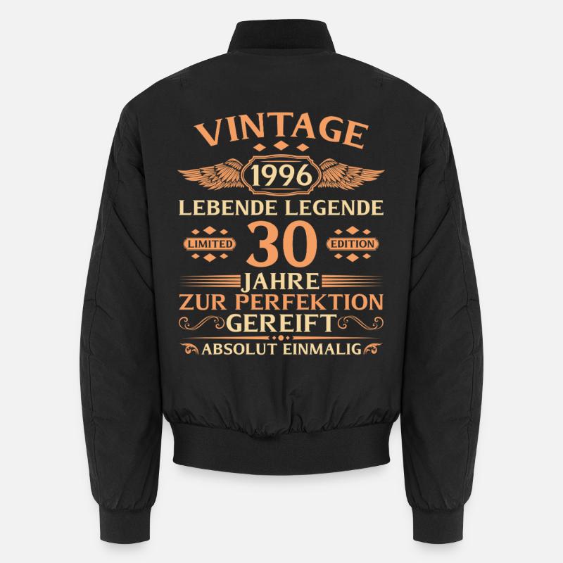30e anniversaire Année 1996 - Bomber unisexe - noir