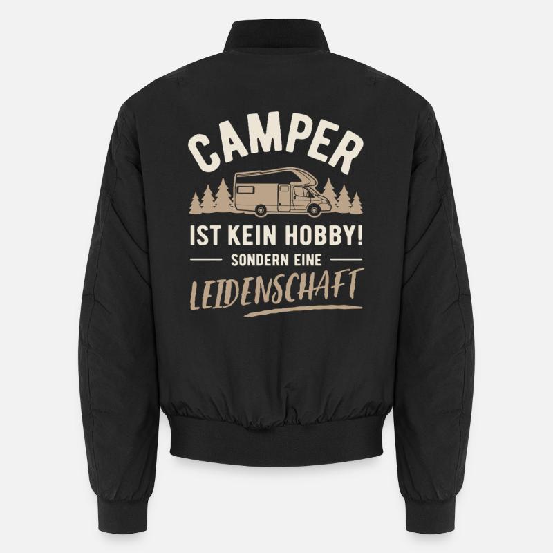 Campeur | Ce n’est pas un passe-temps mais une passion Bomber unisexe