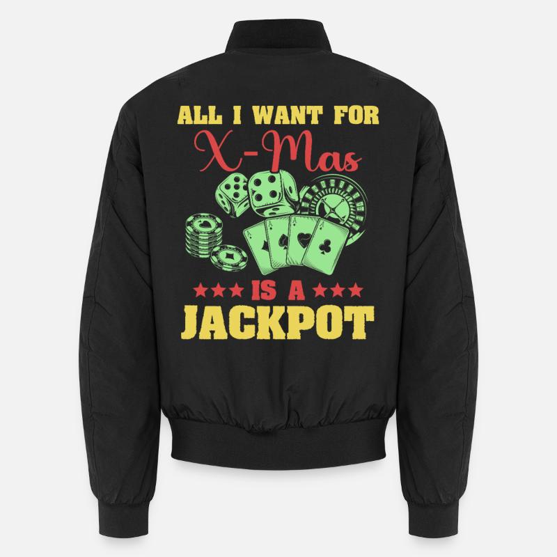 Casino - Unisex Bomber Jacket - black