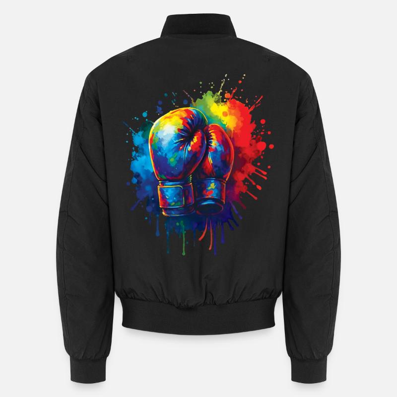 Gants de Boxe - Design Coloré Artistique Boxeeur Bomber unisexe