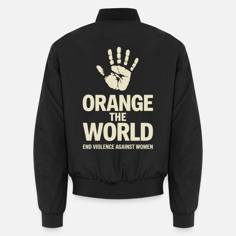Orange The World Unisex Bomberjacke
