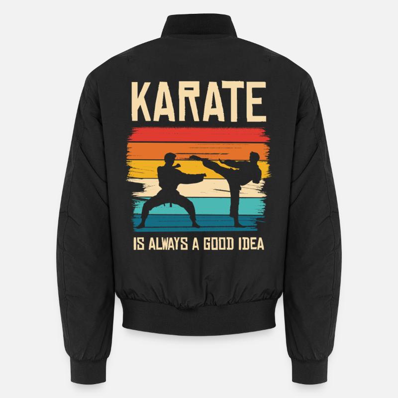 Karate ist immer eine gute Idee Unisex Bomberjacke