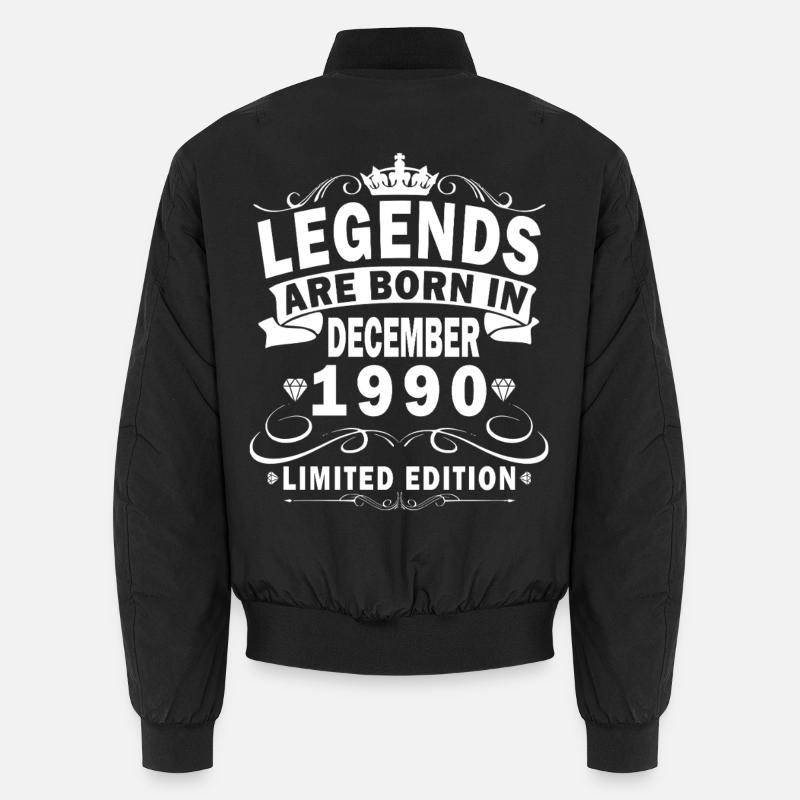 Retro December 1990 - 35 Years Gift Unisex Bomber Jacket