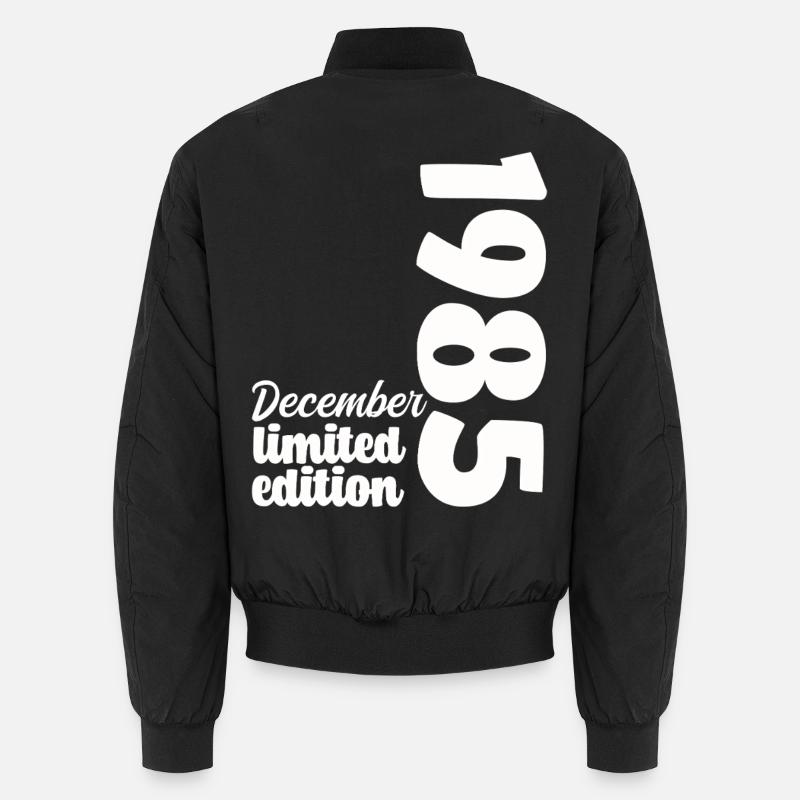 Geburtstag Dezember 1985 Limited Edition Geschenk Unisex Bomberjacke