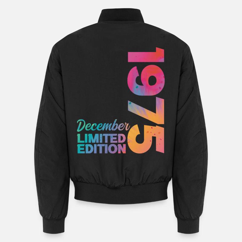 Geburtstag Dezember 1975 Geboren im Dezember Geschenk Unisex Bomberjacke
