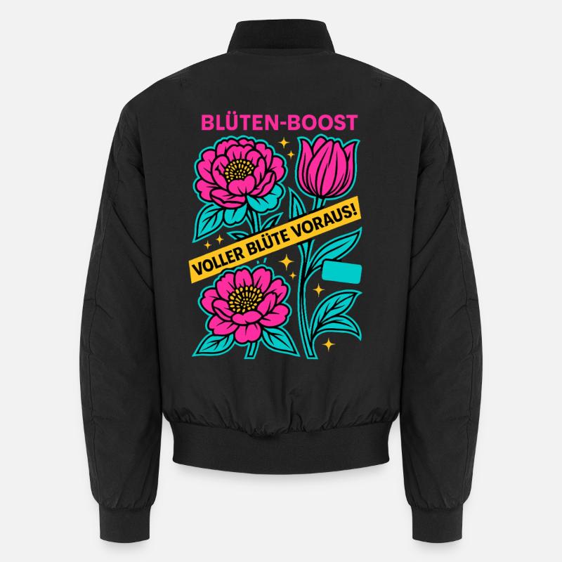 Impulsion de la Fleur, Puissance du Ressort, Fleur à Venir Bomber unisexe