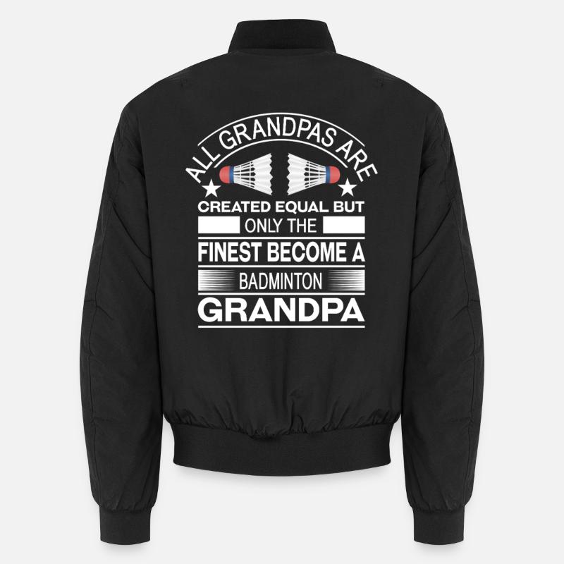 Badminton - Unisex Bomberjacke - Schwarz