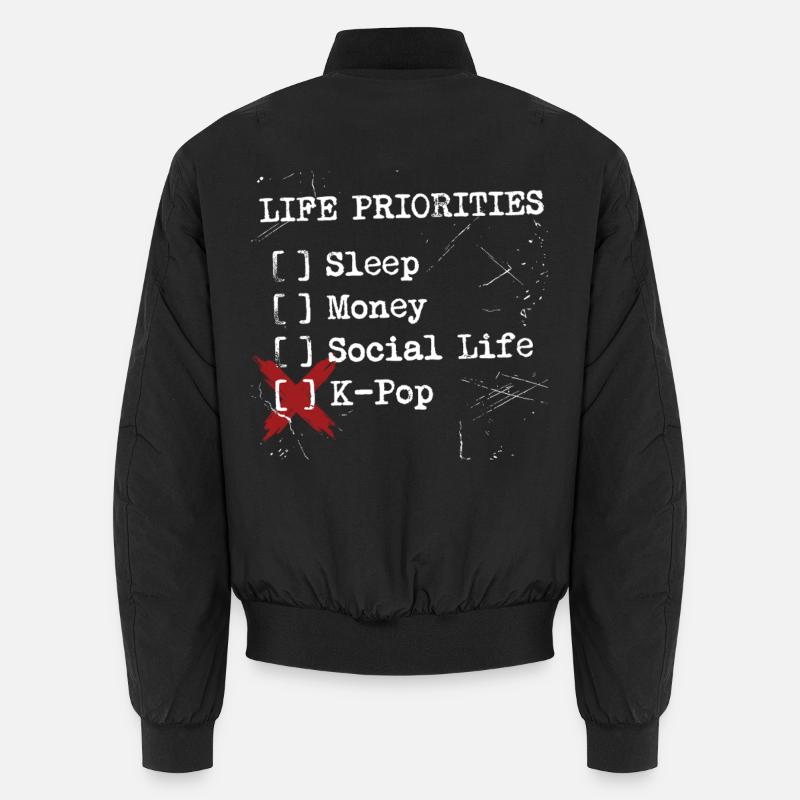 La K-pop est ma seule priorité Bomber unisexe