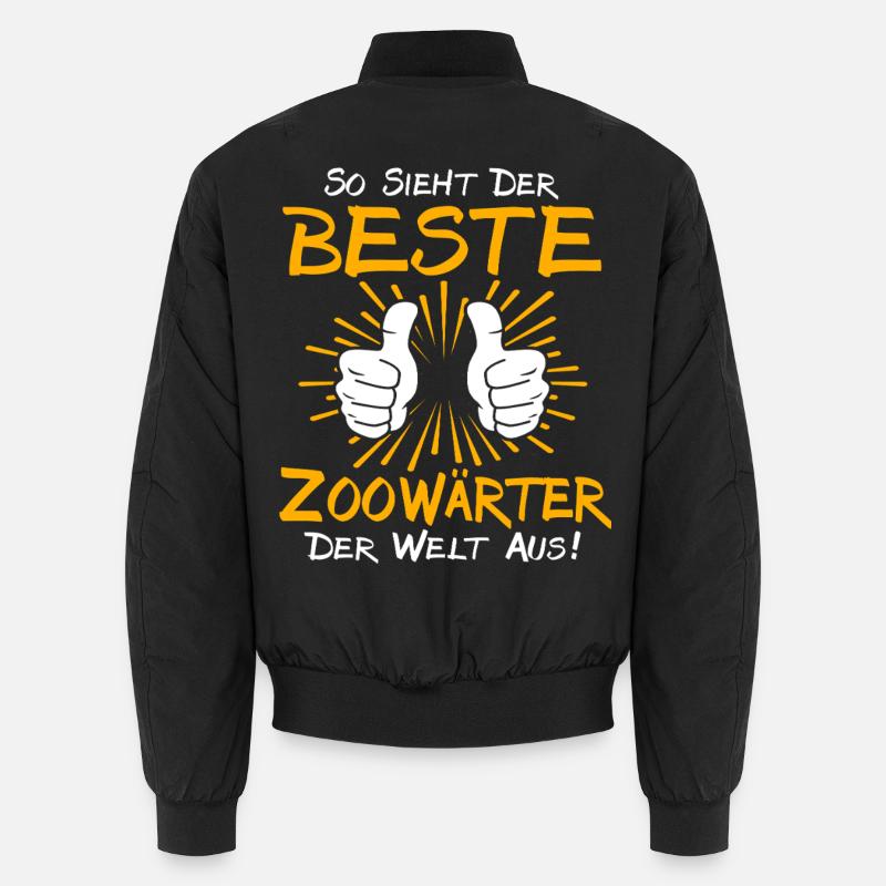 Zookeeper Gift Idea - Unisex Bomber Jacket - black