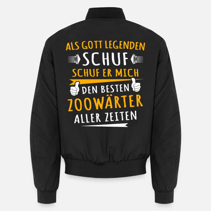 Zookeeper - Unisex Bomber Jacket - black