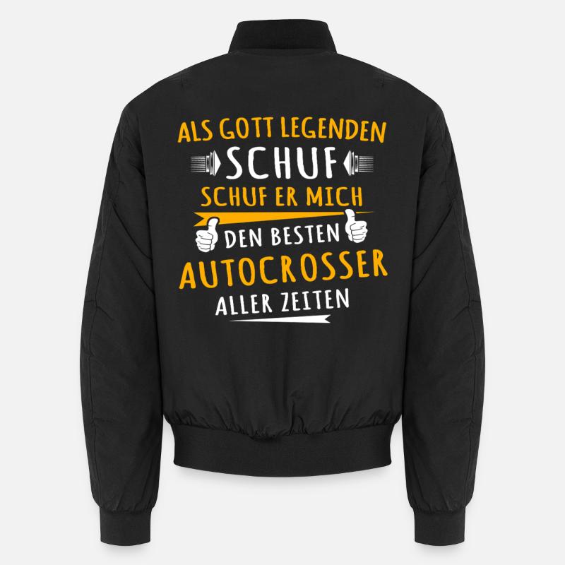 Autocrosser - Unisex Bomberjacke - Schwarz