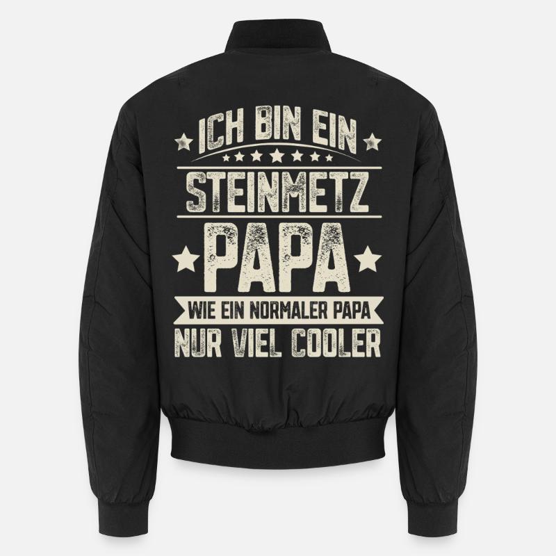  Steinmetz Papa Unisex Bomberjacke