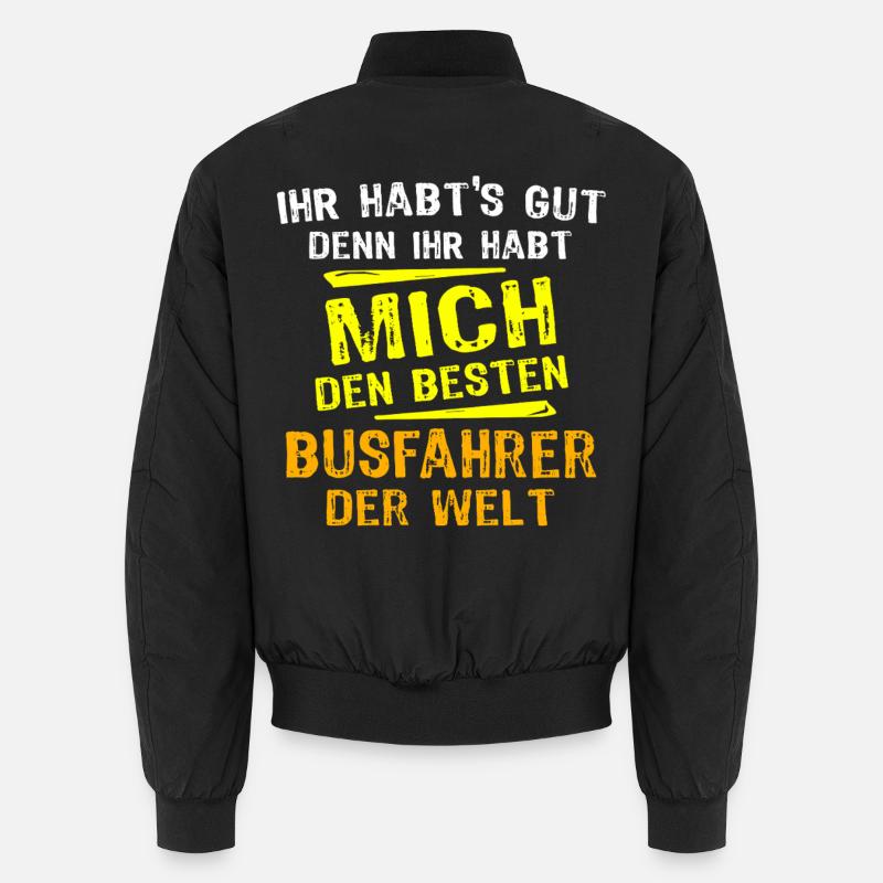 Cadeau de chauffeur de bus Bomber unisexe