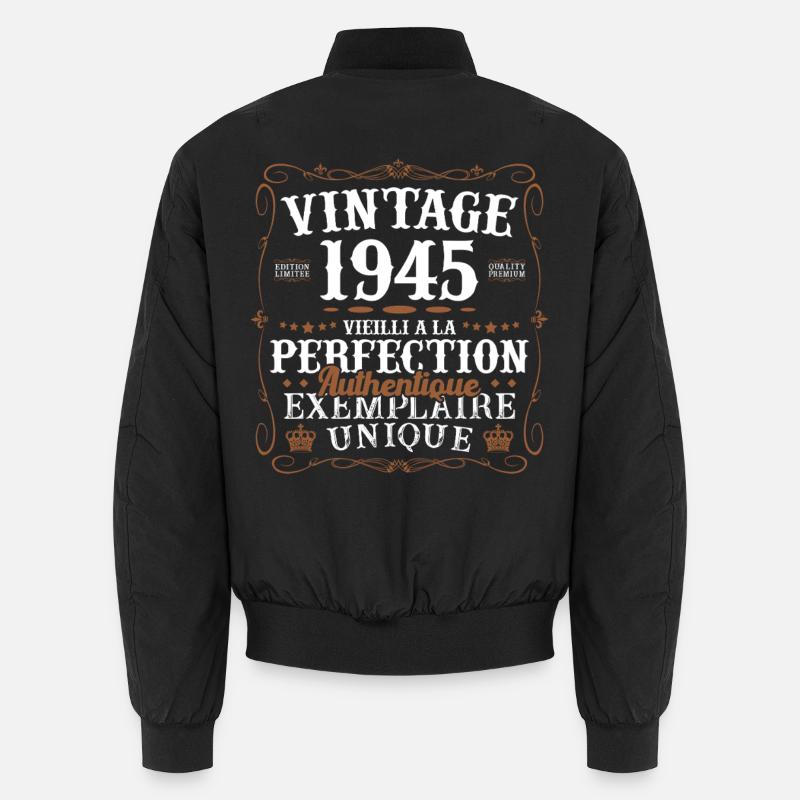authentique_1945 - Bomber unisexe - noir
