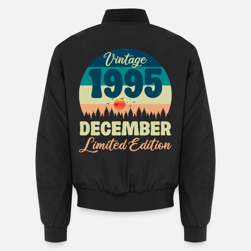 30. Geburtstag 30 Jahre Dezember 1995 Geschenkidee Unisex Bomberjacke