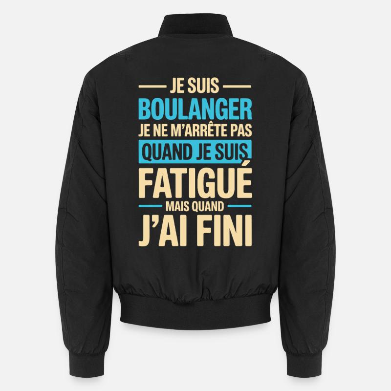 I'm a baker I don't stop Unisex Bomber Jacket