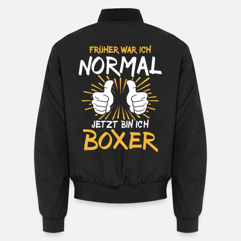 Boxer Saying Unisex Bomber Jacket