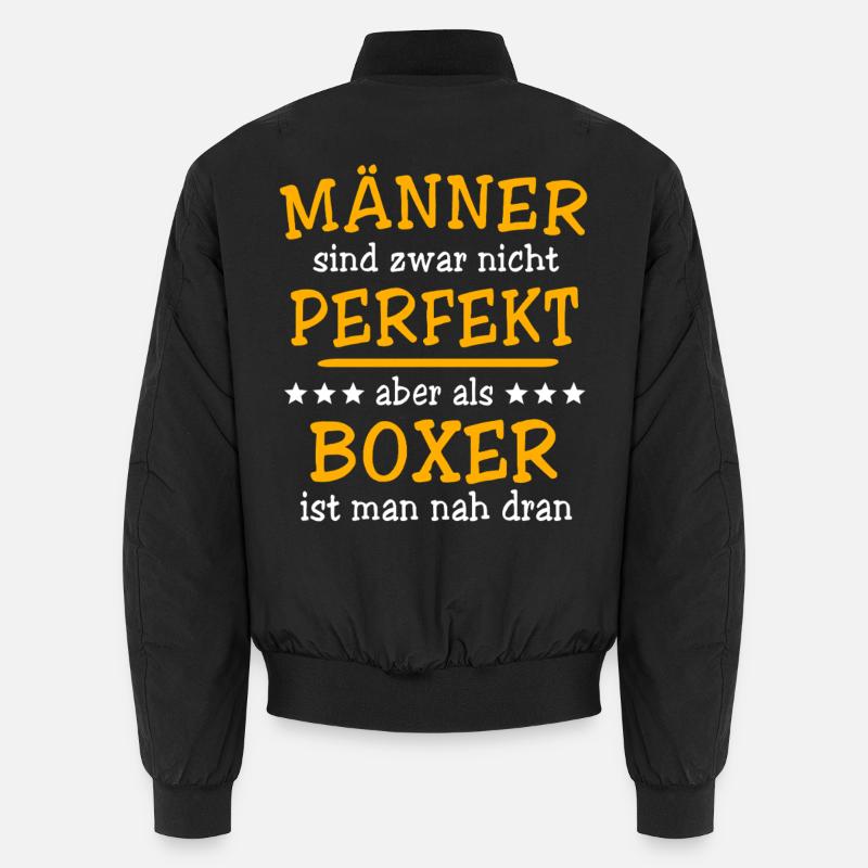 Boxer boxe - Bomber unisexe - noir