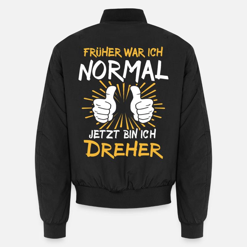 Dreher Spruch - Unisex Bomberjacke - Schwarz