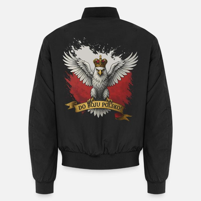 Polish Eagle – To Battle Poland Unisex Bomber Jacket