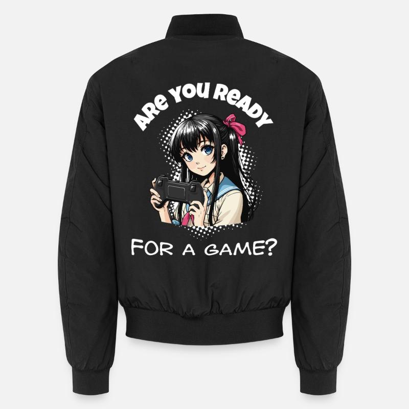 Tu es prêt? Jeu - Bomber unisexe - noir