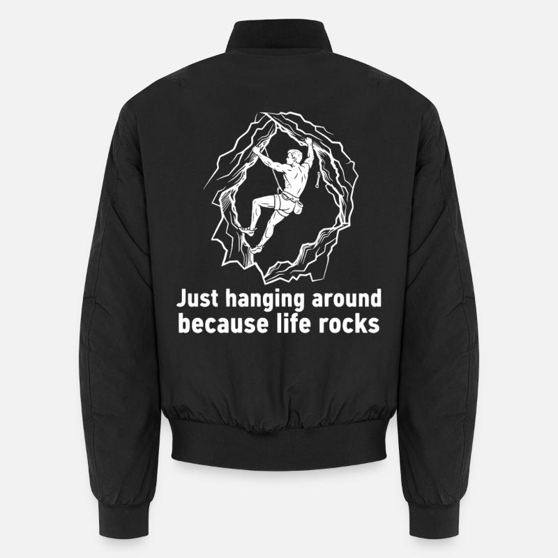 Life Rocks Escalade Bloc Fun Design Bomber unisexe