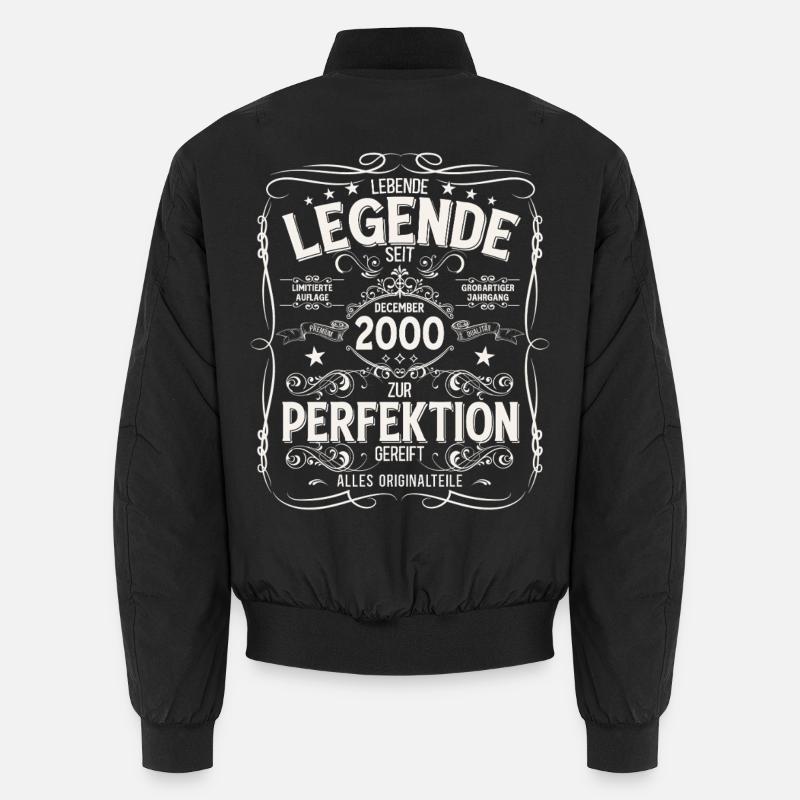25e anniversaire Millésime décembre 2000 Bomber unisexe