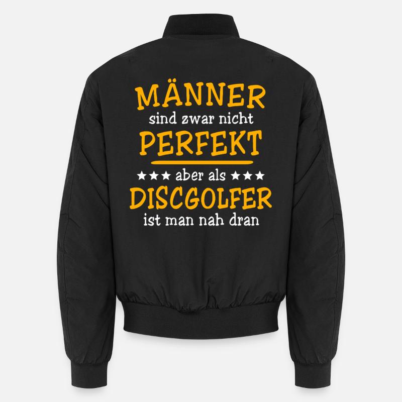 Disc Golfers Disc Golf - Unisex Bomber Jacket - black