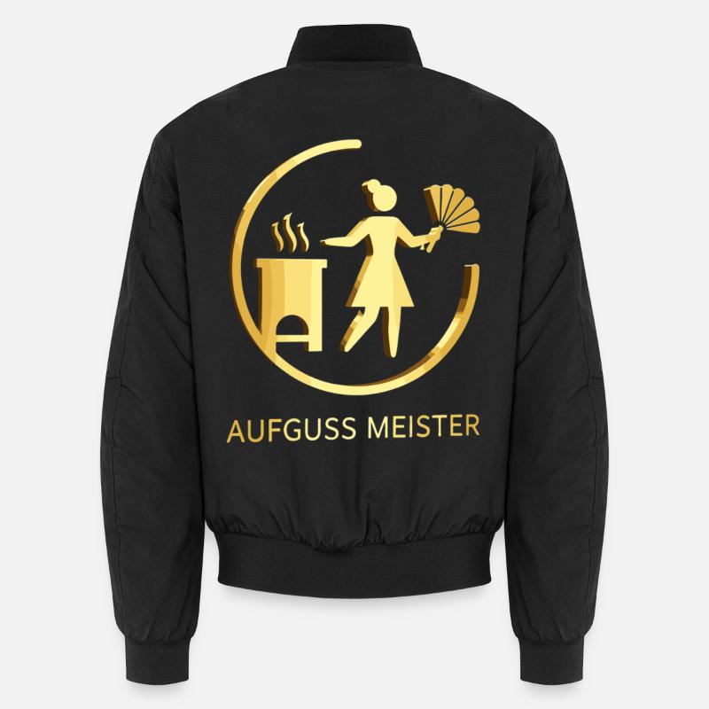 Infusion Master Gold – Professional Sauna Wellness Unisex Bomber Jacket
