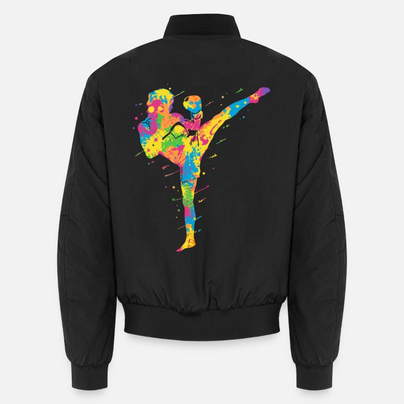Muay Thai Bunt Kickboxer Mädchen Kickboxen Unisex Bomberjacke