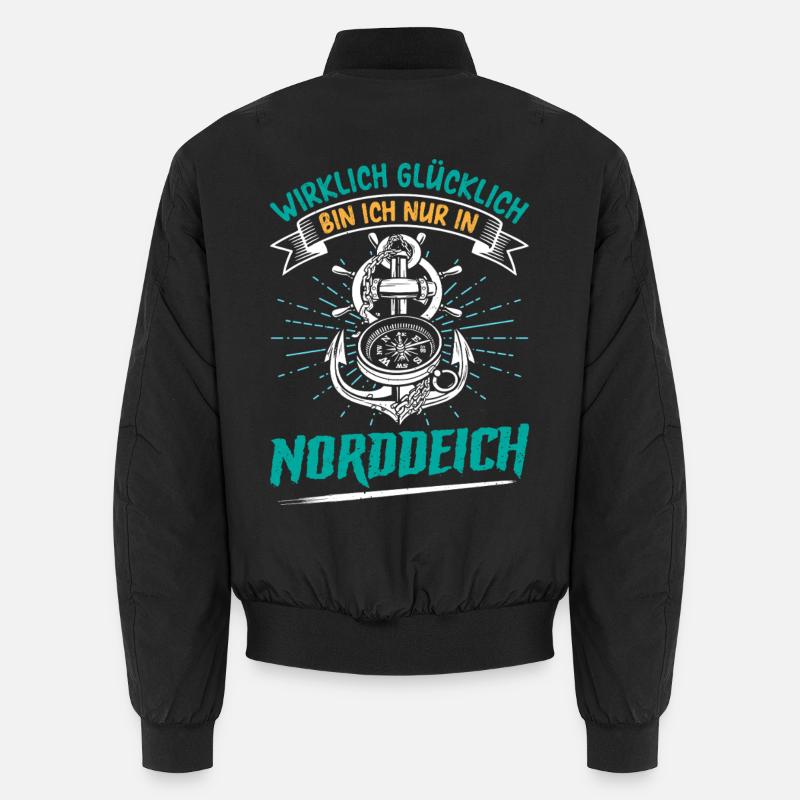North Sea I'M ONLY REALLY HAPPY IN Unisex Bomber Jacket