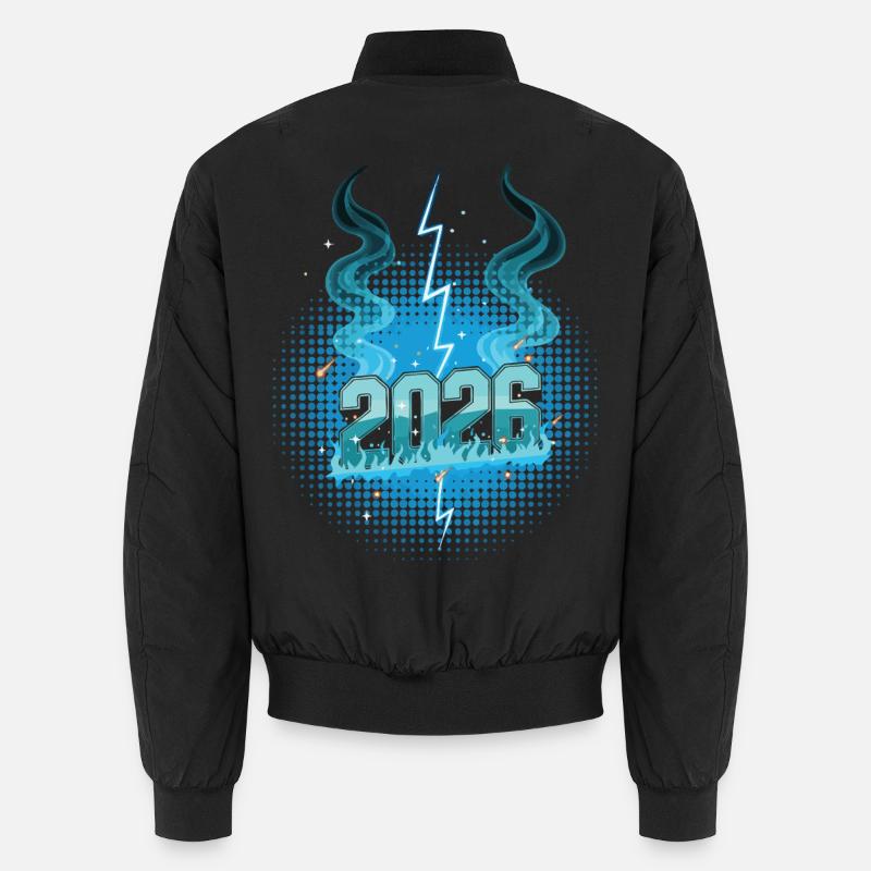 Silvester-Feuerwerksfeier 2026 Unisex Bomberjacke
