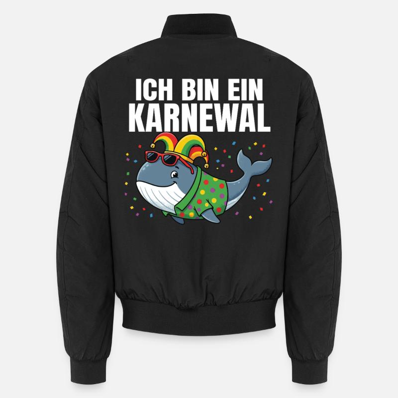 I AM A KARNEWAL – Witty play on words Unisex Bomber Jacket