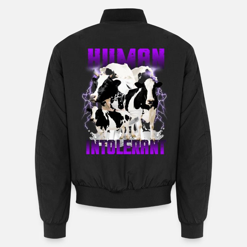 Unwearable Bootleg Human Intolerant Unisex Bomber Jacket