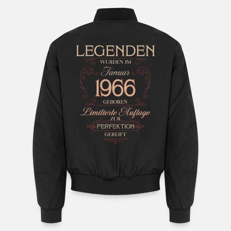 Légende du 60e anniversaire janvier 1966 Bomber unisexe