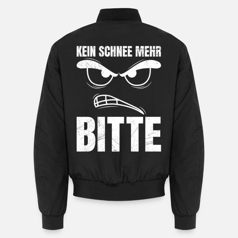 Winter service NO SNOW MER PLEASE FUNNY Unisex Bomber Jacket