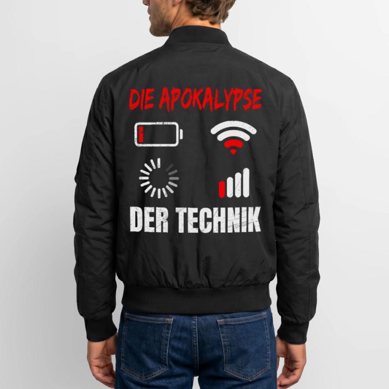 Coder DIE APOKALYPSE DER TECHNIK LUSTIG Unisex Bomberjacke