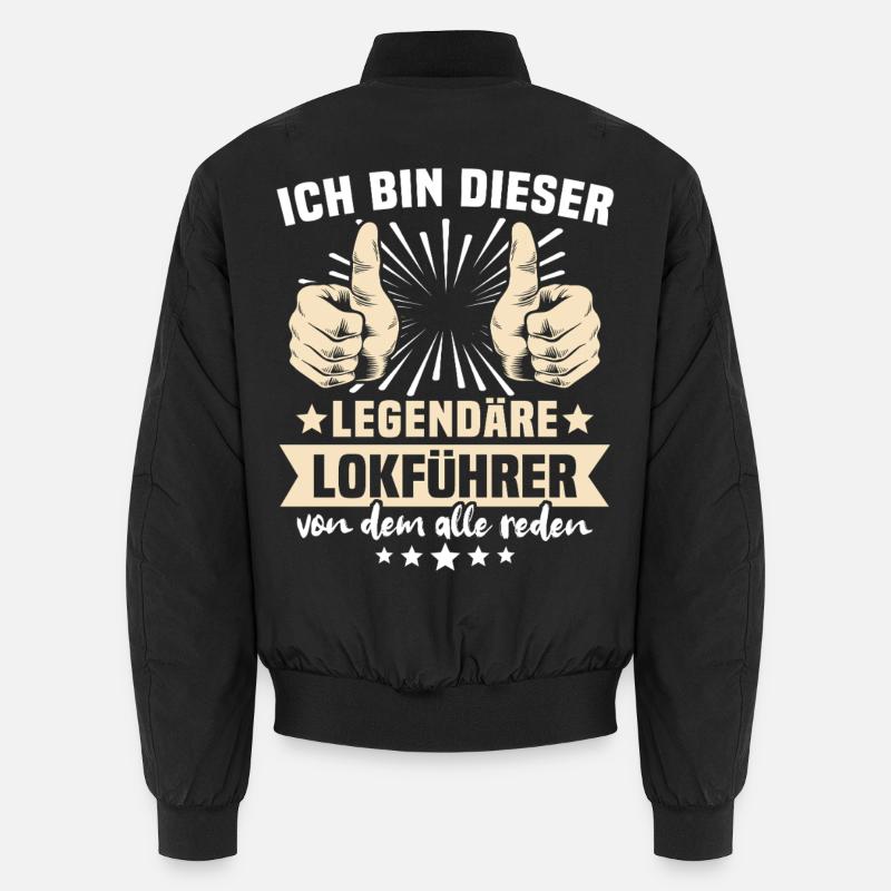 Train Driver Sayings Unisex Bomber Jacket