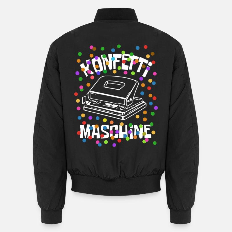 Machine à confettis - Carnaval - Déguisement Bomber unisexe
