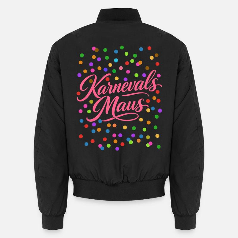 Carnival Mouse Confetti Costume - Unisex Bomber Jacket - black