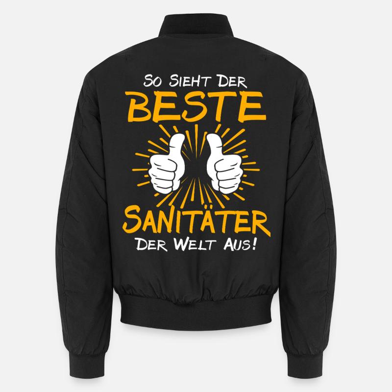 Paramedic gift idea - Unisex Bomber Jacket - black