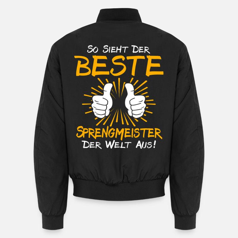 Demolition Master Gift Idea - Unisex Bomber Jacket - black