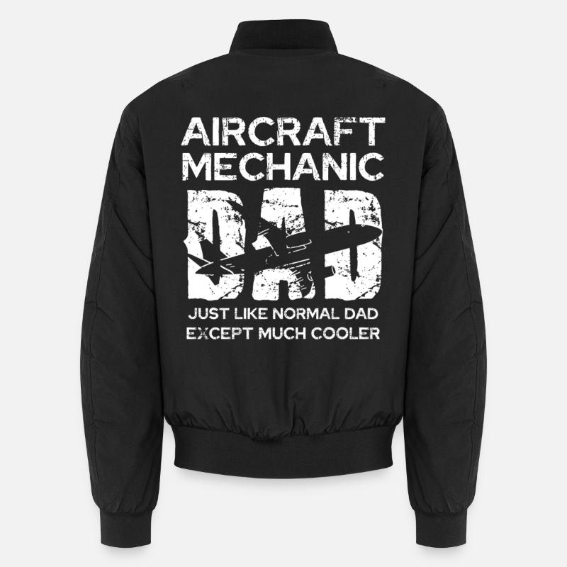 Flugzeugmechaniker Papa: Einzigartig Unisex Bomberjacke