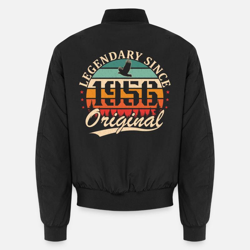 1956 Vintage Retro Geburtstagsgeschenk Unisex Bomberjacke
