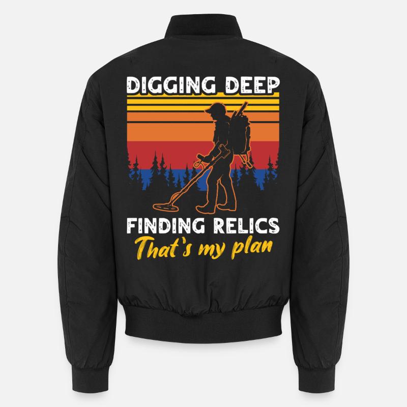 Relic Seeker Detectorist Unisex Bomber Jacket