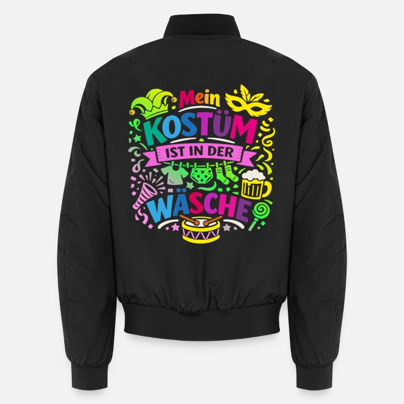 Shrovetide - Carnival - Costume Replacement - Saying Unisex Bomber Jacket