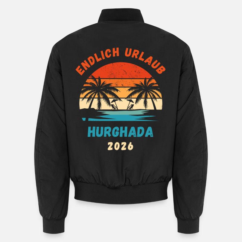 Finally vacation Hurghada 2026 Egypt Unisex Bomber Jacket