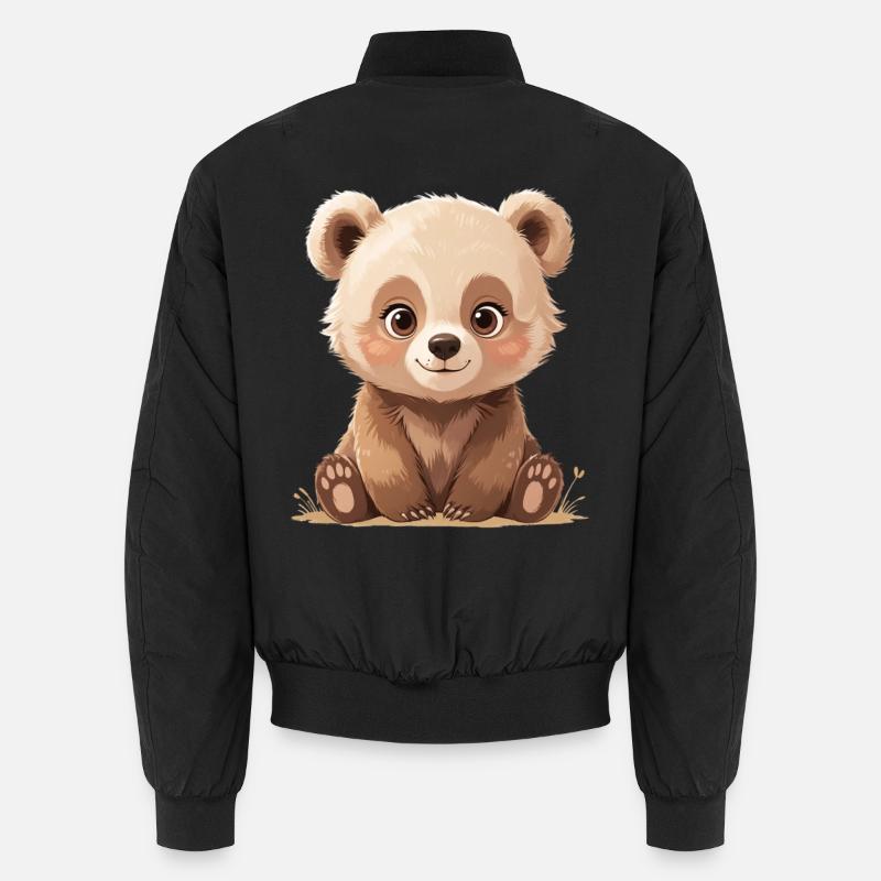 Cuddly bears in the sunlight Unisex Bomber Jacket