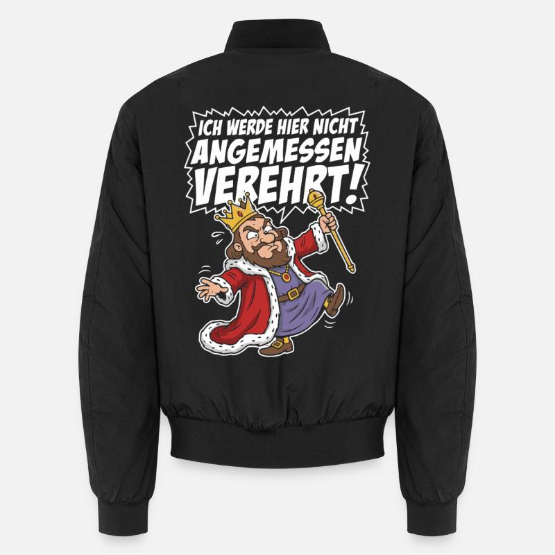 Merry King Not Properly Worshiped Unisex Bomber Jacket