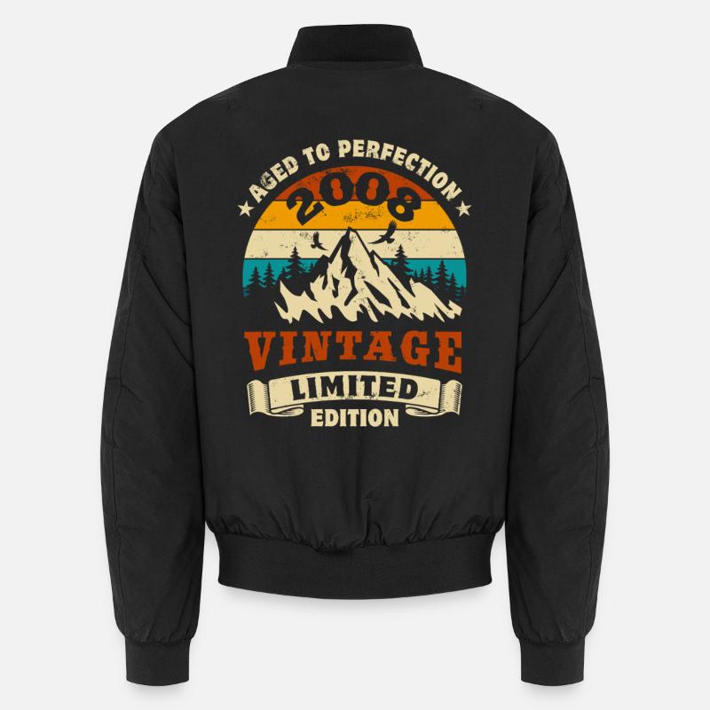 Édition limitée cadeau d’anniversaire 2006 - Bomber unisexe - noir